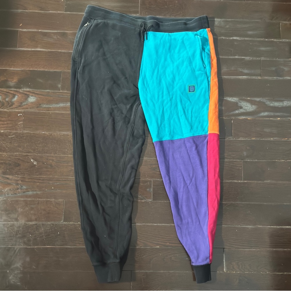 Extra Butter Mens Sadiq Color Block Pants XL